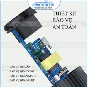 Bộ chuyển đổi 12V sang 220V chính hãng Rock trên ô tô 19 Bộ chuyển đổi 12V sang 220V chính hãng Rock