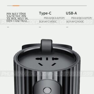 Bộ chuyển đổi 12V sang 220V chính hãng Rock trên ô tô 14 Bộ chuyển đổi 12V sang 220V chính hãng Rock