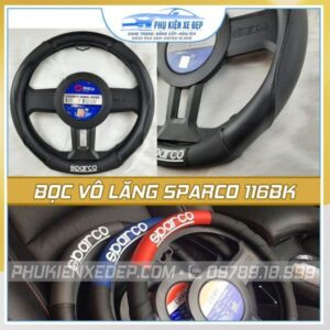 Bọc vô lăng Sparco SPC116BK