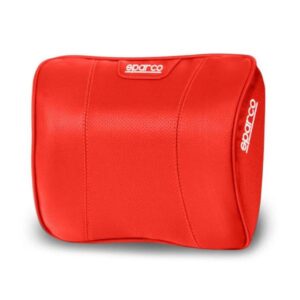 Gối tựa đầu ô tô Sparco 4008RD Da chính hãng (Đỏ)