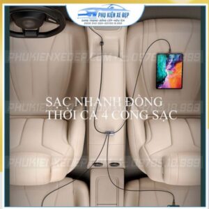 Tẩu chia sạc ô tô Baseus 3 USB 1 Type C có dây dài 1.5m 19 Tẩu sạc ô tô Baseus 120W