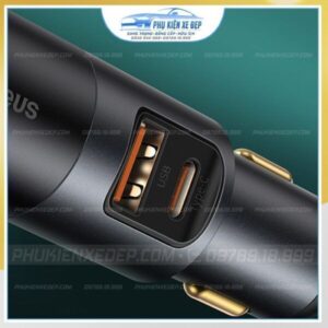 Tẩu sạc ô tô đa năng Baseus 120W tích hợp 2 cổng sạc nhanh 28 Tẩu sạc ô tô đa năng Baseus 12W tích hợp 2 cổng sạc nhanh
